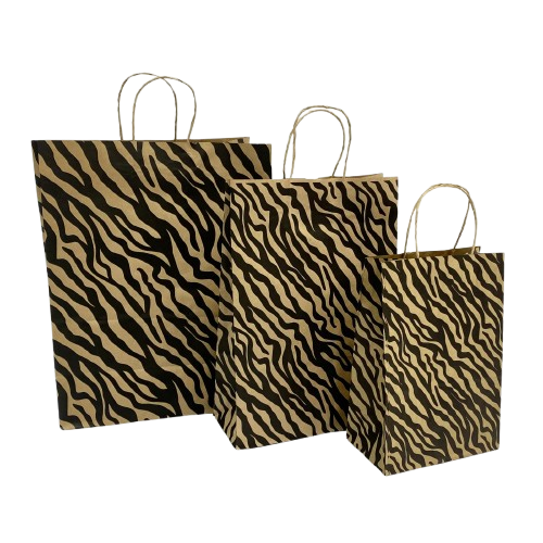 Sacola Kraft 110g ZEBRA - 10 unidades