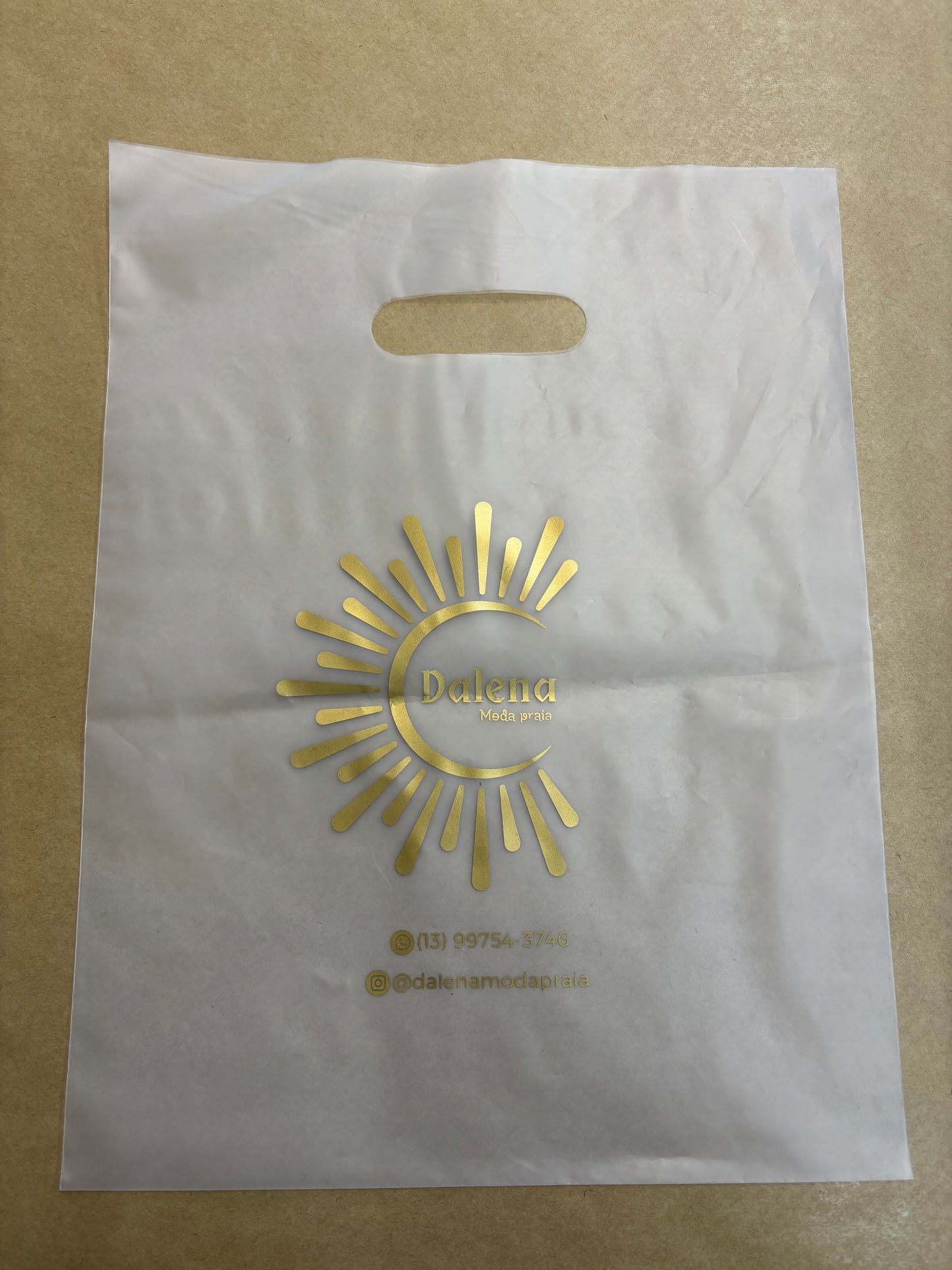Sacolas Plásticas Vazada - 100 UNIDADES