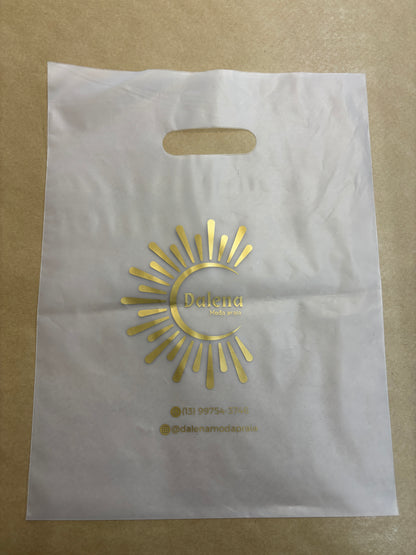 Sacolas Plásticas Vazada - 100 UNIDADES