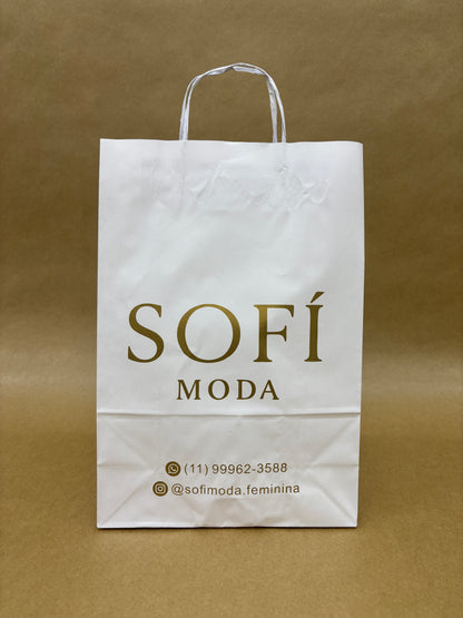 Sacola Kraft 110g - 10 unidades