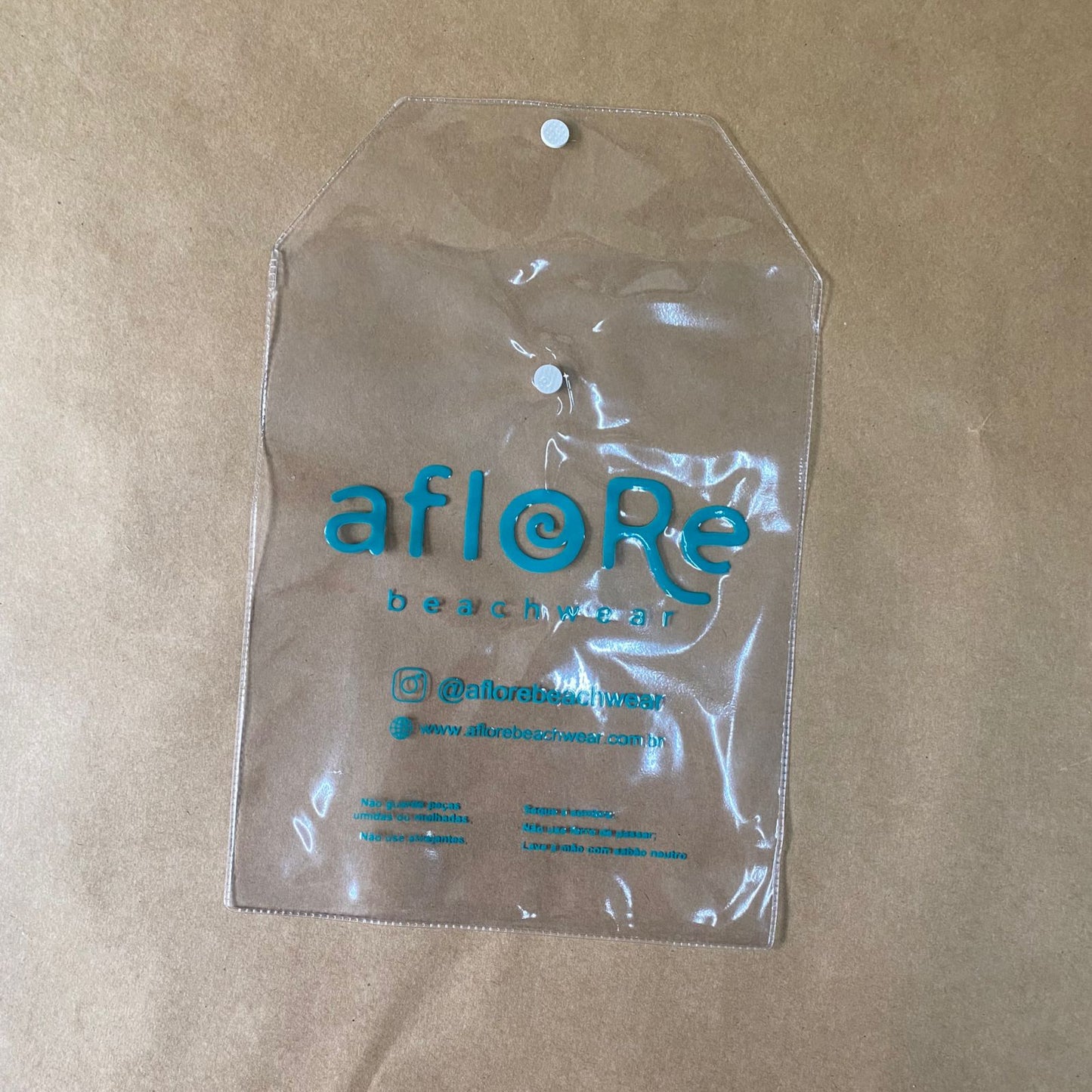 Embalagem PVC Cristal Botão (100 UNIDADES)