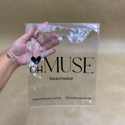 Embalagem PVC Cristal Botão (100 UNIDADES)