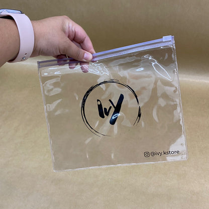 Embalagem PVC Cristal Botão (100 UNIDADES)