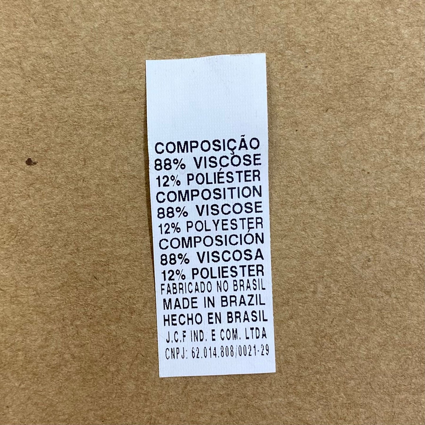 Etiqueta de Nylon Resinado
