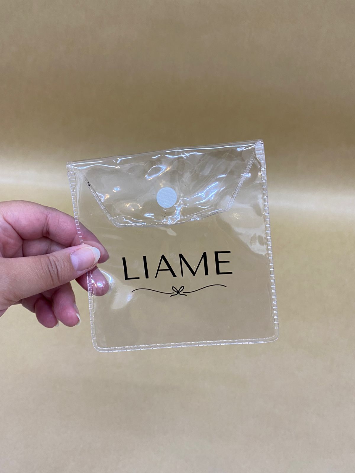 Embalagem PVC Cristal Botão (100 UNIDADES)