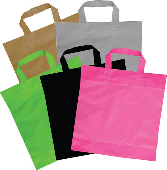 Sacolas Plásticas Alça Fita - 25 unidades